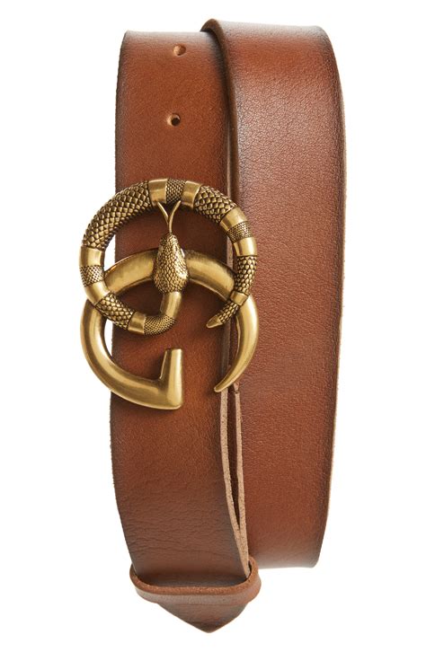 brown gucci belt women's|gucci belt snake women.